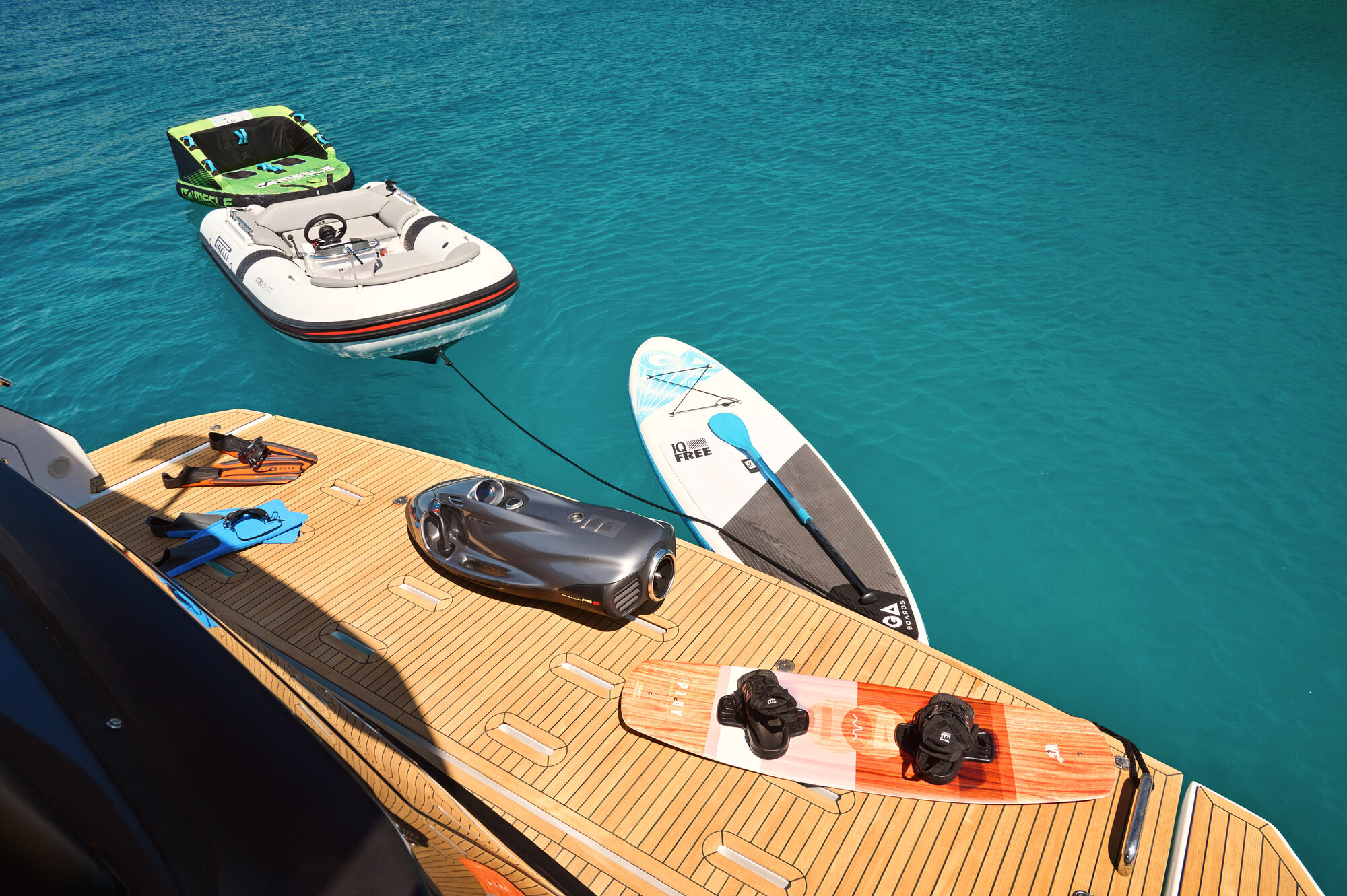 The Sea-Doo alongside Pangea